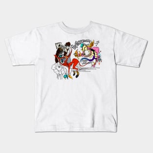 skater fox gift 7 Kids T-Shirt